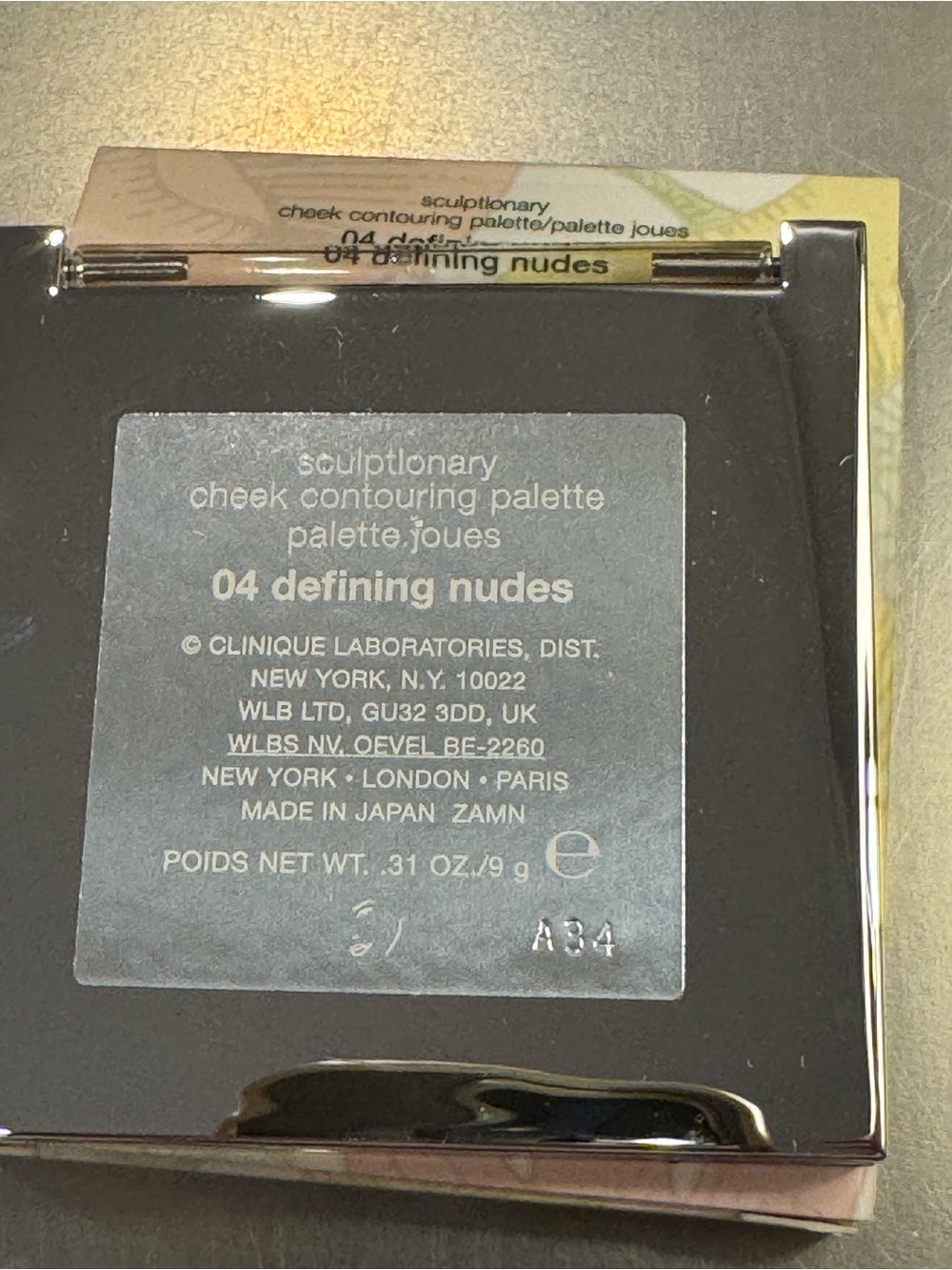 Clinique Sculptionary Cheek Contouring Palette - Defining Nudes NEW - Picture 5 of 7
